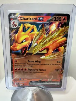 Pokemon Pokemon TCG Charizard ex 161 Sv: Scarlet & Violet Black Star Promo Card - Image 1