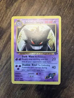 Sabrina's Gengar Pokemon Card Rare Non Holo Gym Challenge Set 29/132 - Image 1