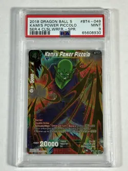 PSA Mint 9~ Kami's Power Piccolo BT4-049 SPR Dragon Ball Super Card Game. - Image 1