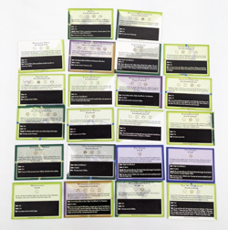 ARCADIA THE WYLD HUNT CCG Lot Of 22 LEAGUE CARDS R-W Base Set *No Duplicates* EX - Image 1