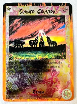 RAGE Apocalypse CCG~SUMMER COUNTRY~LIMITED UMBRA REALM ULTRA-RARE FOIL~MINT~Card - Image 1