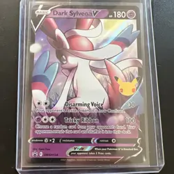 Dark Sylveon V SWSH134 SWSH: Sword & Shield Promo Cards Holo - Image 1