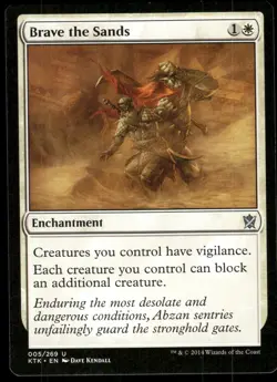 1x Brave the Sands - Khans of Tarkir - NM - MTG - Image 1