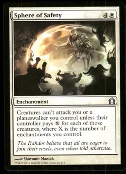 1x Sphere of Safety - Return to Ravnica - NM - MTG - Image 1