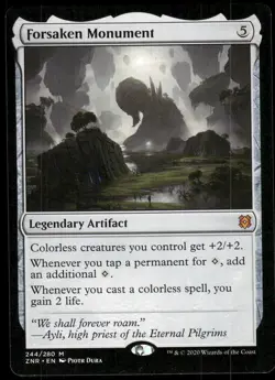 1x Forsaken Monument - Zendikar Rising - NM - MTG - Image 1