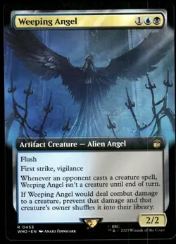 1x Weeping Angel (Extended Art) - Universes Beyond: Doctor Who - NM - MTG - Image 1