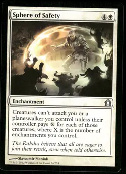 1x Sphere of Safety - Return to Ravnica - NM - MTG - Image 1