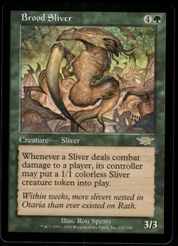 1x Brood Sliver - Legions - NM - MTG - Image 1