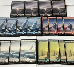 Mtg modern horizons 20 basic snow lands lot 4x every color - Image 1