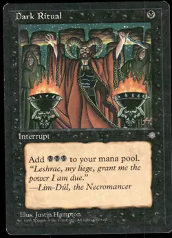 1x Dark Ritual - Ice Age - LP - MTG - Image 1