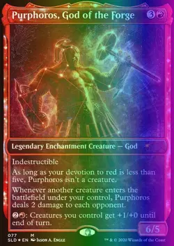 MTG Purphoros, God of the Forge (77/1059) Secret Lair Drop Series LP FOIL - Image 1