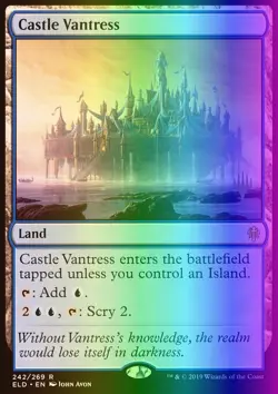 MTG Castle Vantress (242p/150) Throne of Eldraine Promos LP FOIL - Image 1