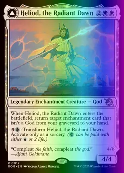 MTG Heliod, the Radiant Dawn (17/548) March of the Machine NM FOIL - Image 1