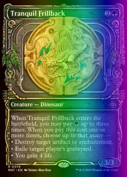 MTG Tranquil Frillback (74/230) March of the Machine The Aftermath NM FOIL - Image 1