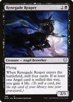 MTG Magic the Gathering Renegade Reaper (386/551) Kaldheim NM - Image 1