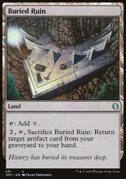 MTG Magic the Gathering Buried Ruin (491/496) Jumpstart LP - Image 1