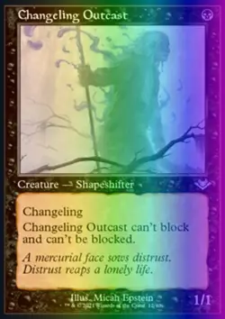 MTG Changeling Outcast (12/40) Modern Horizons 1 Timeshifts LP FOIL - Image 1