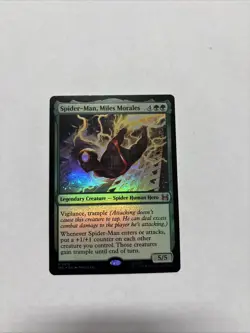 Spider-man, Miles Morales Mtg Legal-Eternal Mythic 0018 Foil - Image 1