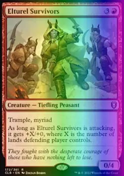 Elturel Survivors (172/1080) Commander Legends Battle for Baldur's Gate LP FOIL - Image 1