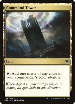 MTG Magic the Gathering Command Tower (264/355) Commander 2020 NM - Image 1