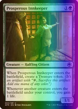 MTG Prosperous Innkeeper (200/518) Adventures in the Forgotten Realms LP FOIL - Image 1