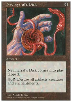 MTG Magic the Gathering Nevinyrral's Disk (391/460) Fifth Edition LP - Image 1