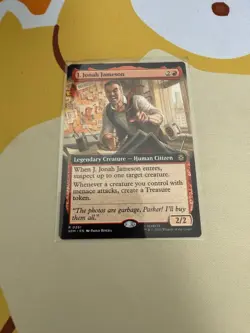 J. Jonah Jameson - 0261 - R - Non Foil - Extended - Spider-Man - MTG - Image 1