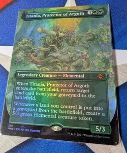 Titania, Protector of Argoth Borderless Foil MTG MH2 Modern Horizons 2 - Image 1
