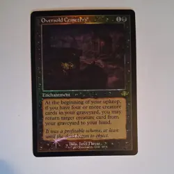 Oversold Cemetery (Retro Foil) - Dominaria Remastered - Magic MTG NM - Image 1