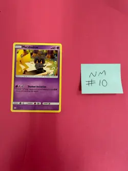 2019 POKEMON TCG MARSHADOW 103/236 Cosmic Eclipse Non Holo RARE NM Pikachu #10 - Image 1