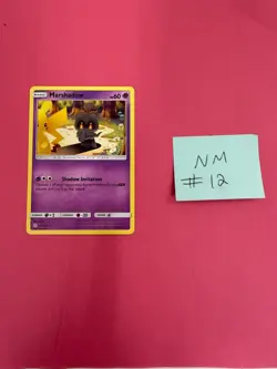 2019 POKEMON TCG MARSHADOW 103/236 Cosmic Eclipse Non Holo RARE NM Pikachu #12 - Image 1