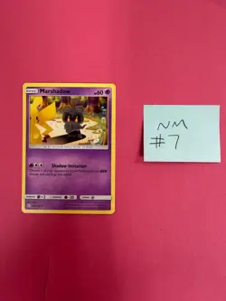 2019 POKEMON TCG MARSHADOW 103/236 Cosmic Eclipse Non Holo RARE NM Pikachu #7 - Image 1