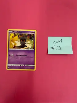 2019 POKEMON TCG MARSHADOW 103/236 Cosmic Eclipse Non Holo RARE NM Pikachu #13 - Image 1