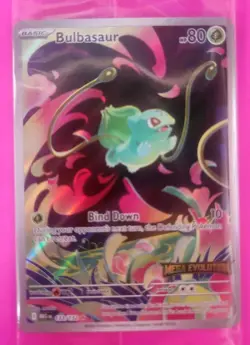 Pokemon Bulbasaur 133/132 English Mega Evolution Stamped Promo SEALED Card ME01 - Image 2