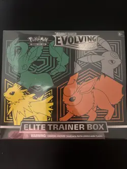 Pokemon TCG Sword & Shield Evolving Skies Elite Trainer Box ETB Factory Sealed - Image 1