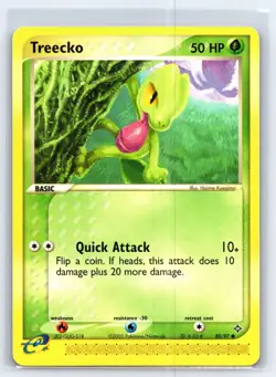 2003 Pokemon TCG EX Dragon Treecko - 80/97 - NM - Image 1
