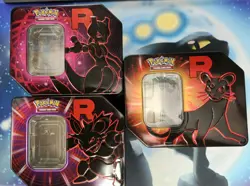 EMPTY- Pokemon - Team Rocket - Destined Rivals Tin Set - Mewtwo Persian Nidoking - Image 1