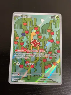 Shuckle 136/132 2025 Mega Evolution Pokemon Illustration Rare Holo NM - Image 3