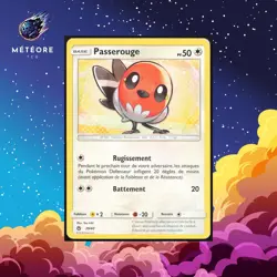 Carte Pokemon Passerouge 39/40 Promo McDonald's 2018 Francais - Image 1