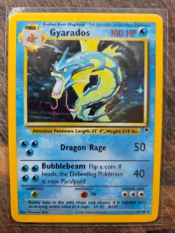 Gyarados Holo 2002 Pokemon Karte 12/110 Legendary Collection - Image 1