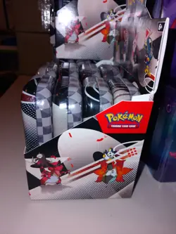Pokemon Unova Black Bolt & White Flare Mini Tin Display - 8x Sealed Tins - Image 2