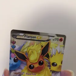 Pokemon TCG Flareon-EX Generations Rc28 Holo Full Art - Image 3