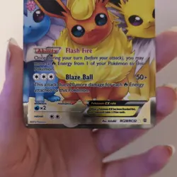 Pokemon TCG Flareon-EX Generations Rc28 Holo Full Art - Image 4