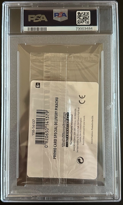 Special Delivery Pikachu Sealed PSA 8 Pokemon Center Promo SWSH074 Beautiful! - Image 2