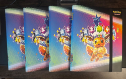 Lot of 3 Pokemon Eevee Prismatic Evolutions Binder Collection **BINDER ONLY** - Image 1