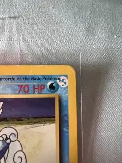 1999 Pokemon Wartortle Blue Hickey ERROR Base Set 42/102 Extremely Rare Misprint - Image 2