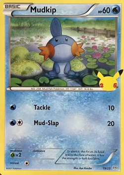 Pokemon Mudkip (19/50) McDonald's Collection 2021 LP - Image 1