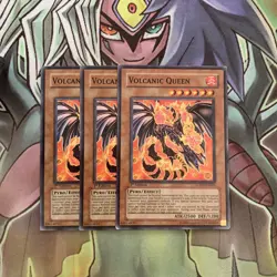 LODT-EN005 x3 Volcanic Queen Common Excellent Condition Yugioh - Image 1