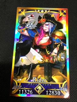 Francis Drake Fate/ Grand Order FGO Character Fan Card - Image 1