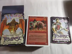 Lot of Magic the Gathering Cards with Tempest Deck Box - Image 2